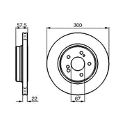 Bosch Front & Rear Brake Discs & Pads fits Mercedes-Benz Sl 1998-2001