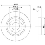 Mintex Front & Rear Brake Discs & Pads fits Mazda 3 2013-2019 1.5 2.0 2.2