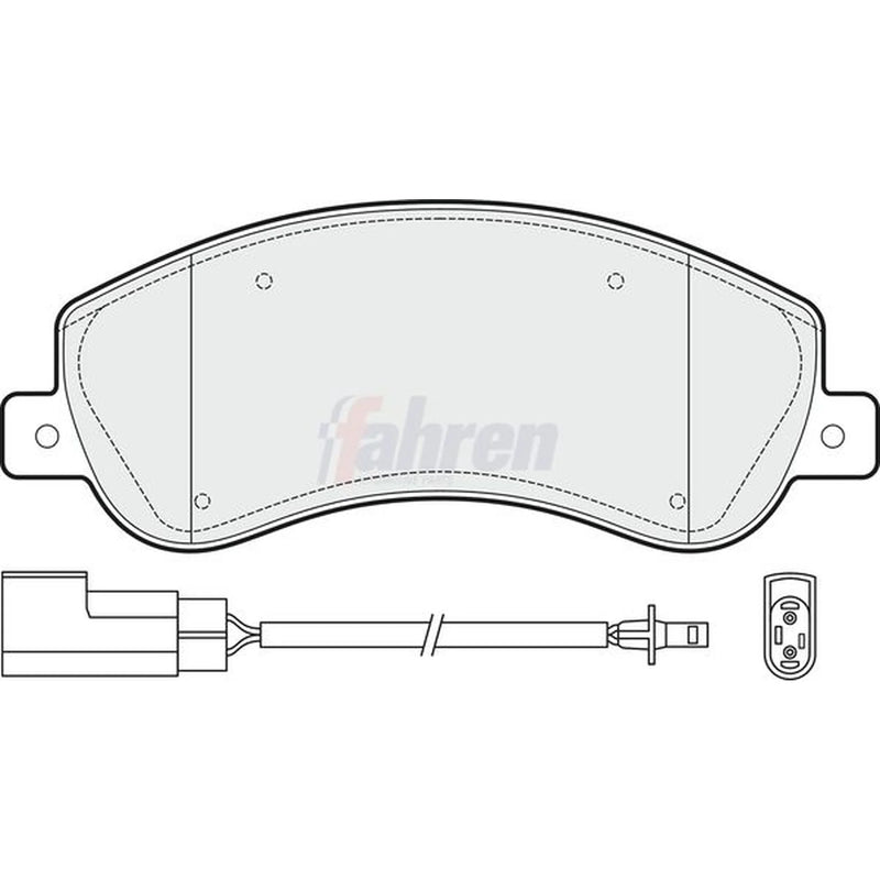Fahren Front Brake Pad Set FBP3093