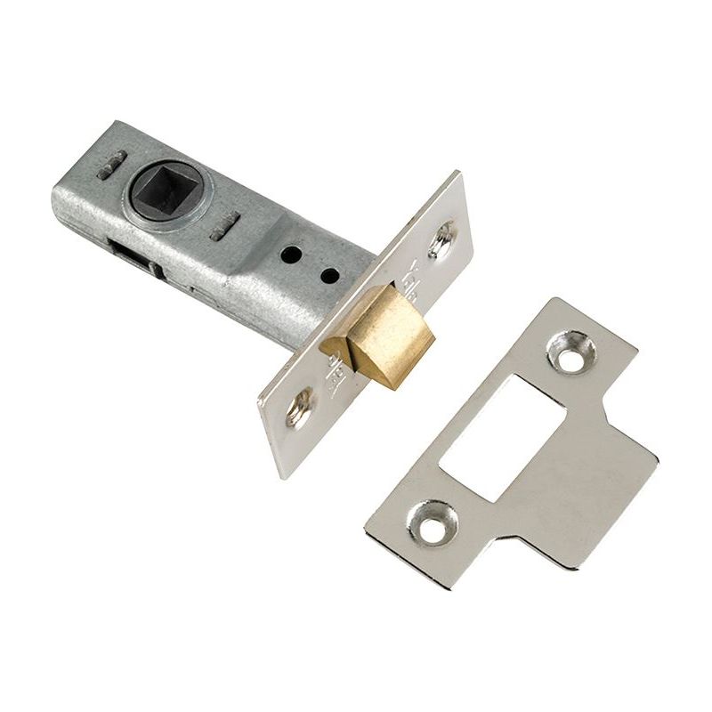 Yale Locks M888 Tubular Mortice Latch 64mm 2.5 in Chrome Finish Pack of 3 Yale Locks - Dynamic Drive