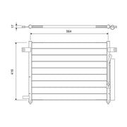 Valeo Air Conditioning Condenser 818061