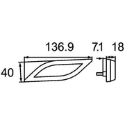 Hella Auxiliary Direction Indicator Lateral Mounting Connectors