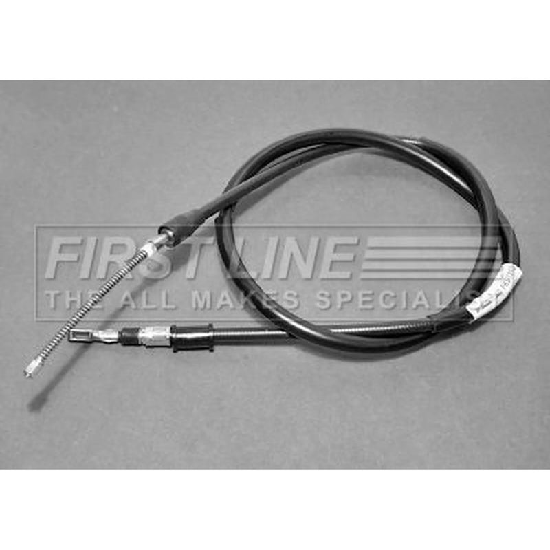 First Line Handbrake Cable Left Rear fits Audi 80 B4 1991-1994 1.6 1.9