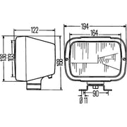 Hella Headlight Headlamp T4W Right fits Multicar M26 1992-2002