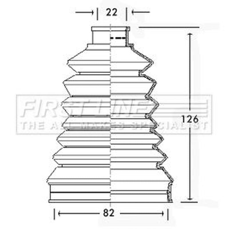 First Line Drive Shaft Bellow Kit Front Left Thermoplast fits Citroën Berlingo