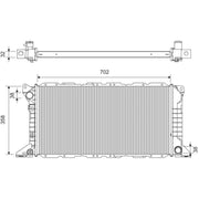 Valeo Engine Radiator 701525