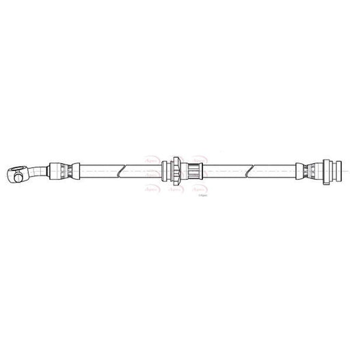 Apec Brake Hydraulic Hose Line Front Left HOS4277