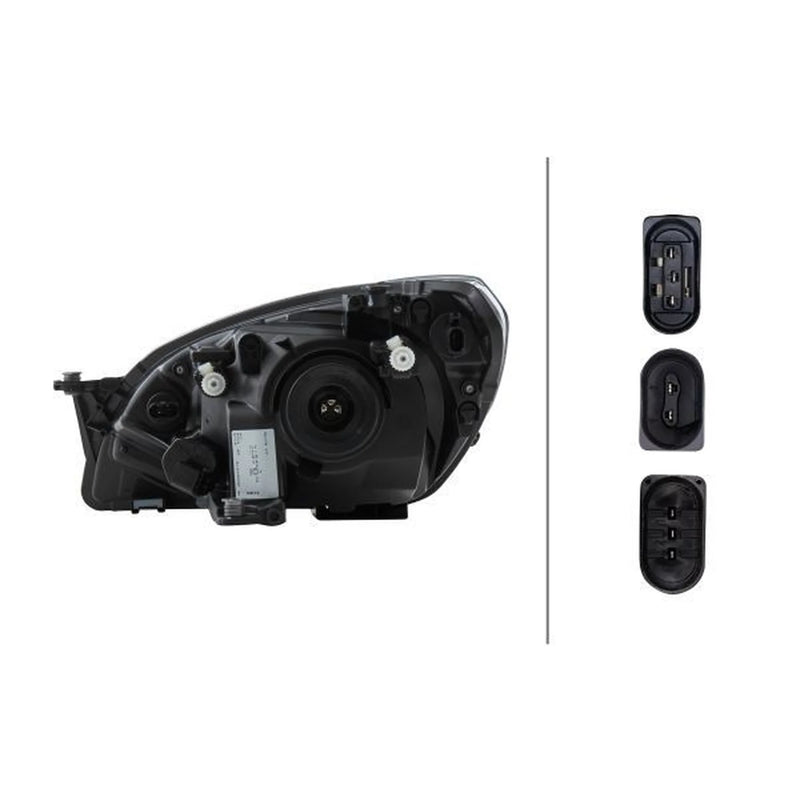 Hella Headlight Headlamp W21/5W Right fits Skoda Citigo 2011-2019 1.0