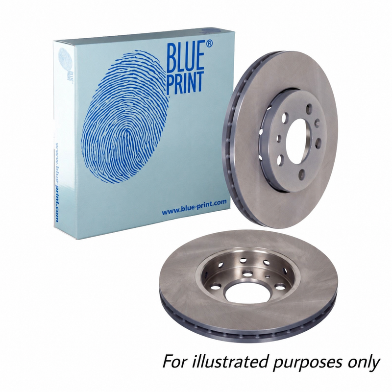 Blue Print 2 x Brake Disc Set Internally Vented Front
