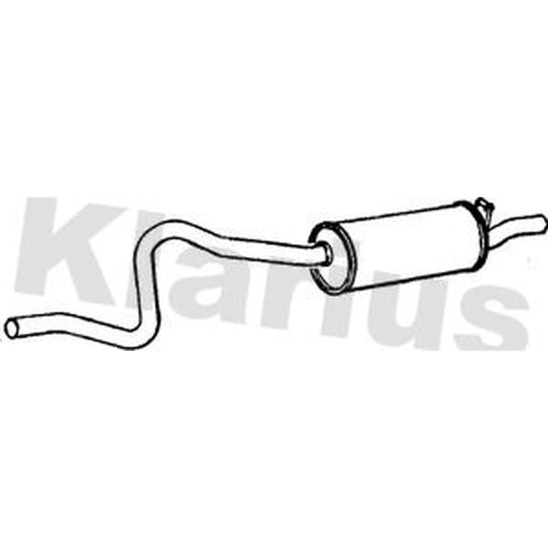 Klarius Box With Tail Pipe Rear fits Ford Cortina 1966-1972