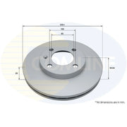 Comline Front & Rear Brake Discs & Pads fits Seat Ibiza 1993-1999 1.9