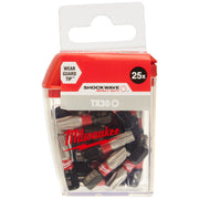Milwaukee Shockwave Cdtx30 25mm-25Pc Moq Of 4932430886 Milwaukee - Dynamic Drive