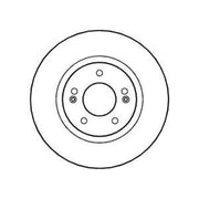 Abtex 2 x Vented Front Brake Discs BD1276V-x2