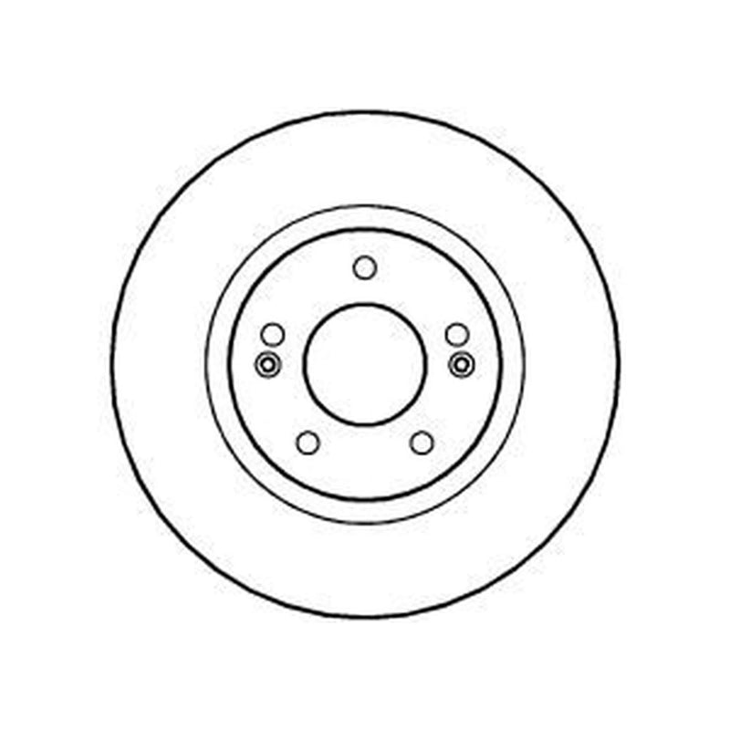 Abtex 2 x Vented Front Brake Discs BD1276V-x2