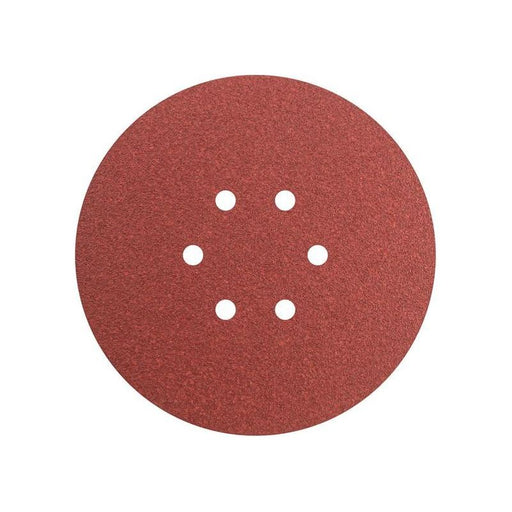 Faithfull Hook & Loop Sanding Disc DID2 Holed 150mm x 80G (Pack 5) Faithfull - Dynamic Drive