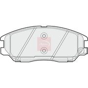 Apec Front Brake Pad Set fits Hyundai Terracan 2003-2006 2.9