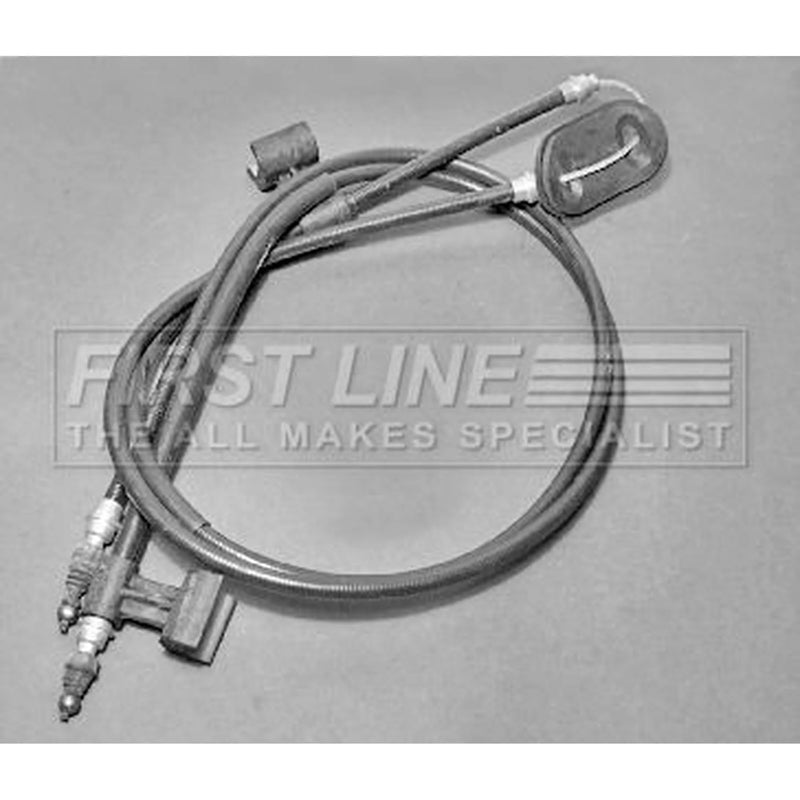 First Line Handbrake Cable Left Rear fits Lancia Delta 1986-1988 1.6