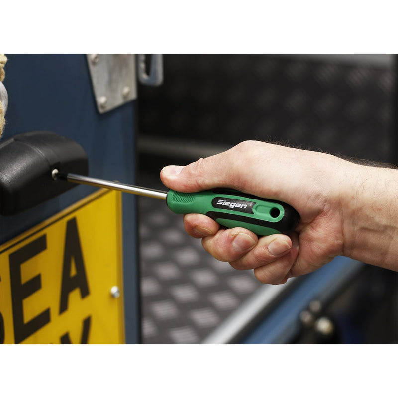 Seigen by Sealey Screwdriver Pozi #2 x 100mm S01186 Seigen by Sealey  - Dynamic Drive