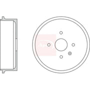 Apec Brake Drum Assembly Rear fits Chevrolet Tacuma 2005-2009 1.6 2.0
