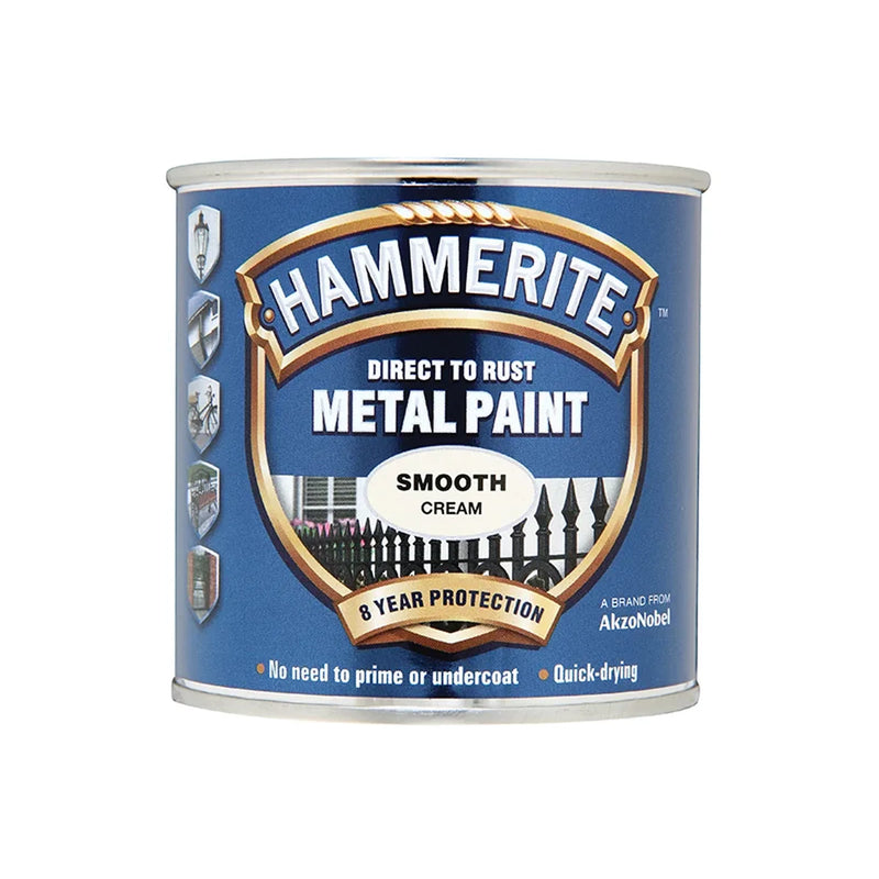 Hammerite Direct To Metal Smooth Cream 250ml