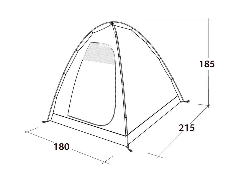 Outwell Free Standing inner L Inner Tent Black Outwell - Dynamic Drive