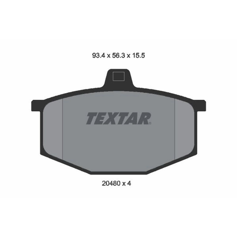 Textar Front Brake Pad Set 2048002