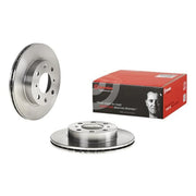 Brembo Front Brake Internally Vented Discs & Pads fits Honda Civic 1991-1995 1.3