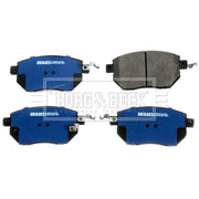 Borg & Beck Front & Rear Brake Discs & Pads fits Infiniti G 2002-2006 3.5