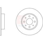 Apec Front & Rear Brake Discs & Pads fits Alfa Romeo Mito 2008-2015 1.4 1.6