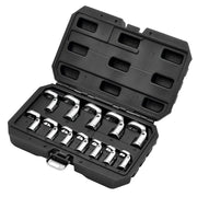 Draper Flexible Crowfoot Socket Wrench Set, 3/8" Sq. Dr. (12 Piece) - FCS-12PC - image 1