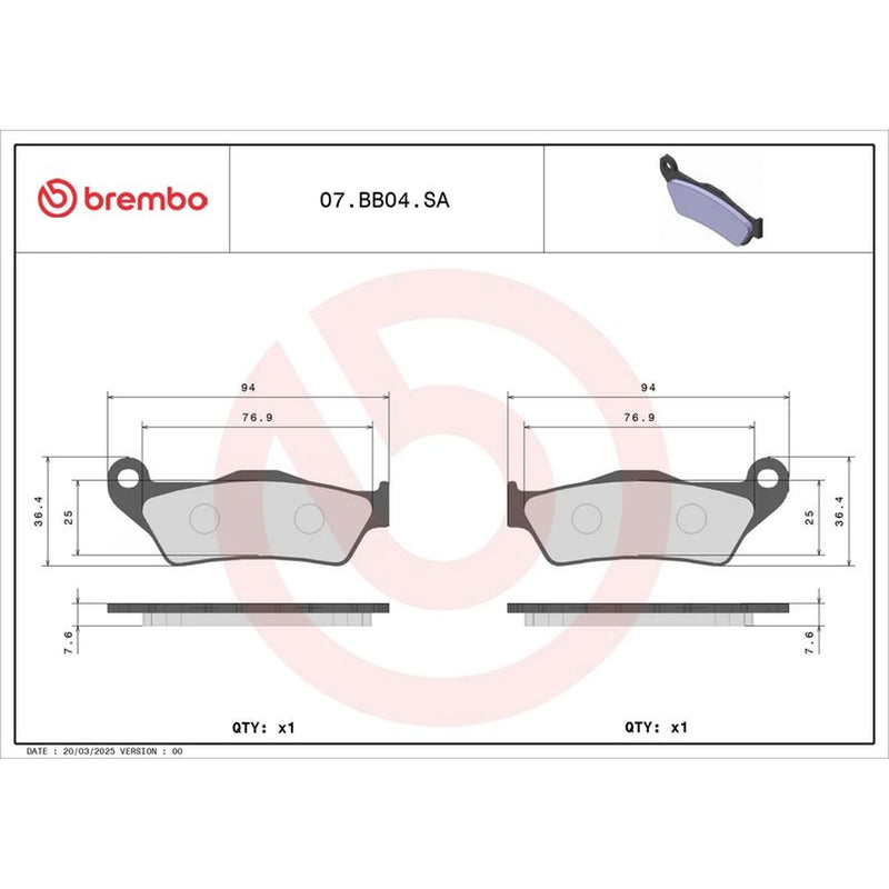 Brembo Front Brake Floating Brake Disc Discs & Pads fits Ducati Monster