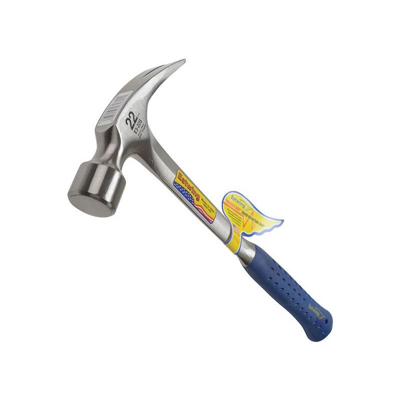 Estwing E3/22S Straight Claw Framing Hammer - Vinyl Grip 616g (22oz) Estwing - NN4 Online