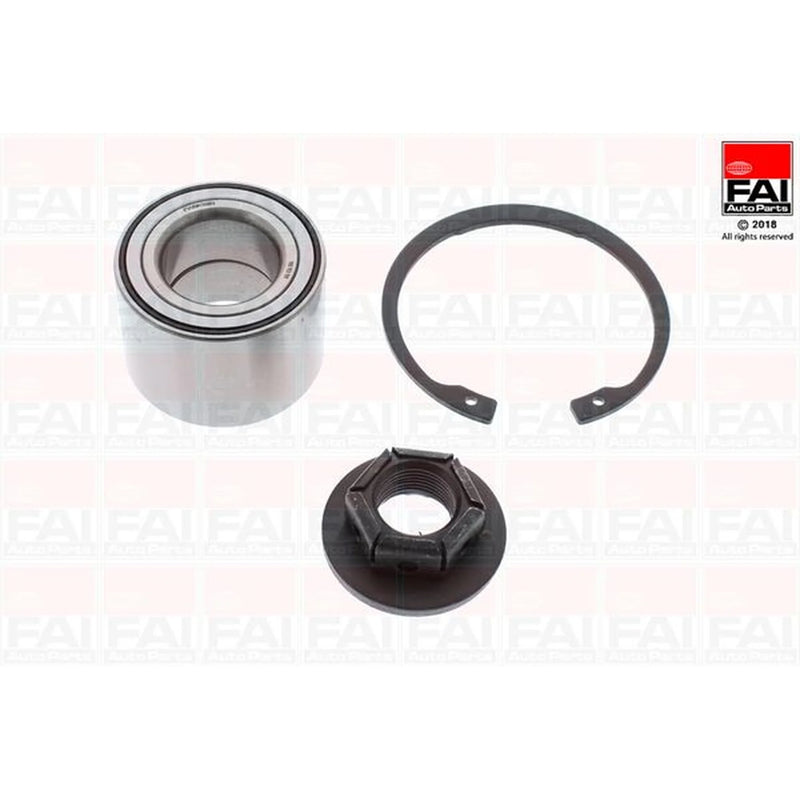 FAI Wheel Bearing Kit 53mm fits Ford Fiesta V 2001-2010 1.25 1.3 1.4 1.6