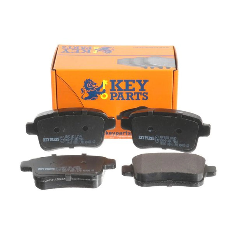 Key Parts 4 x Rear Brake Pad Set fits Mercedes-Benz Citan Dualiner 2012-2021
