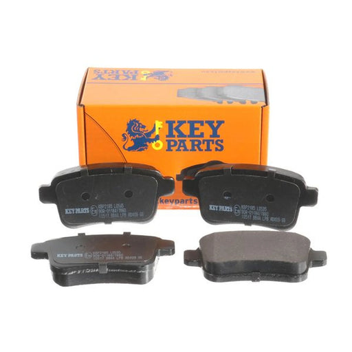 Key Parts 4 x Rear Brake Pad Set fits Mercedes-Benz Citan Dualiner 2012-2021