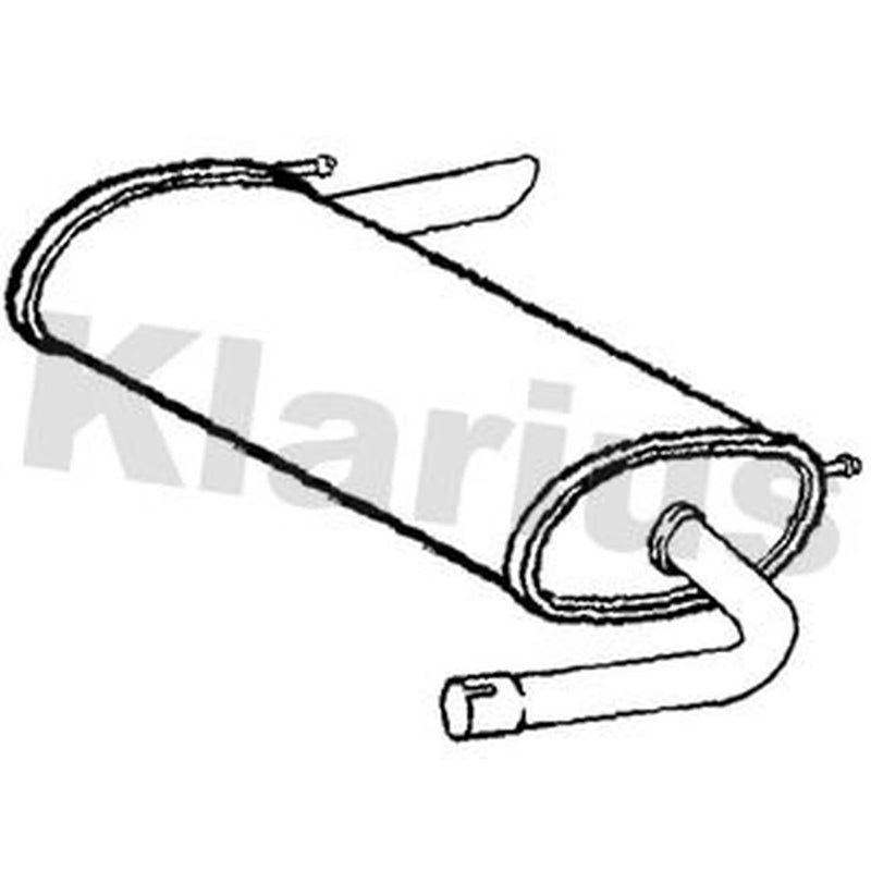 Klarius Exhaust Pipe OD fits Kia Niro I 2016-2022 1.6