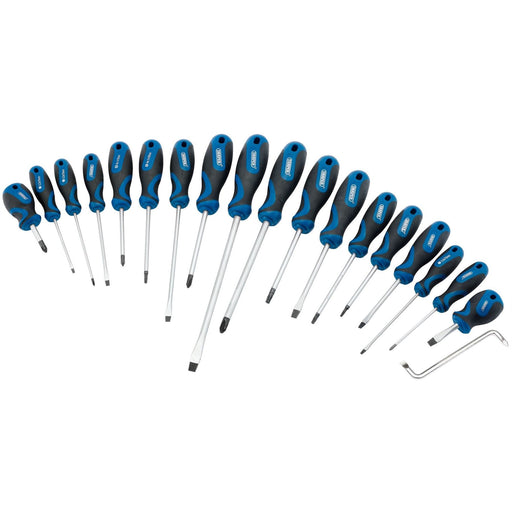 Draper Soft Grip Screwdriver Set (19 Piece) 09548 Draper - Dynamic Drive
