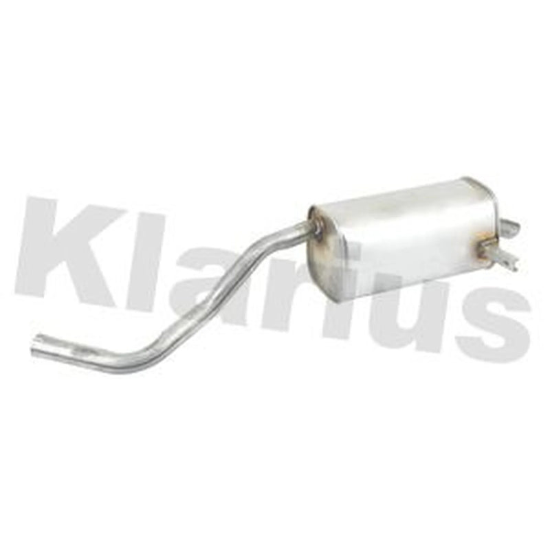 Klarius Box With Tail Pipe Rear fits Renault Clio III 2005-2014 1.2