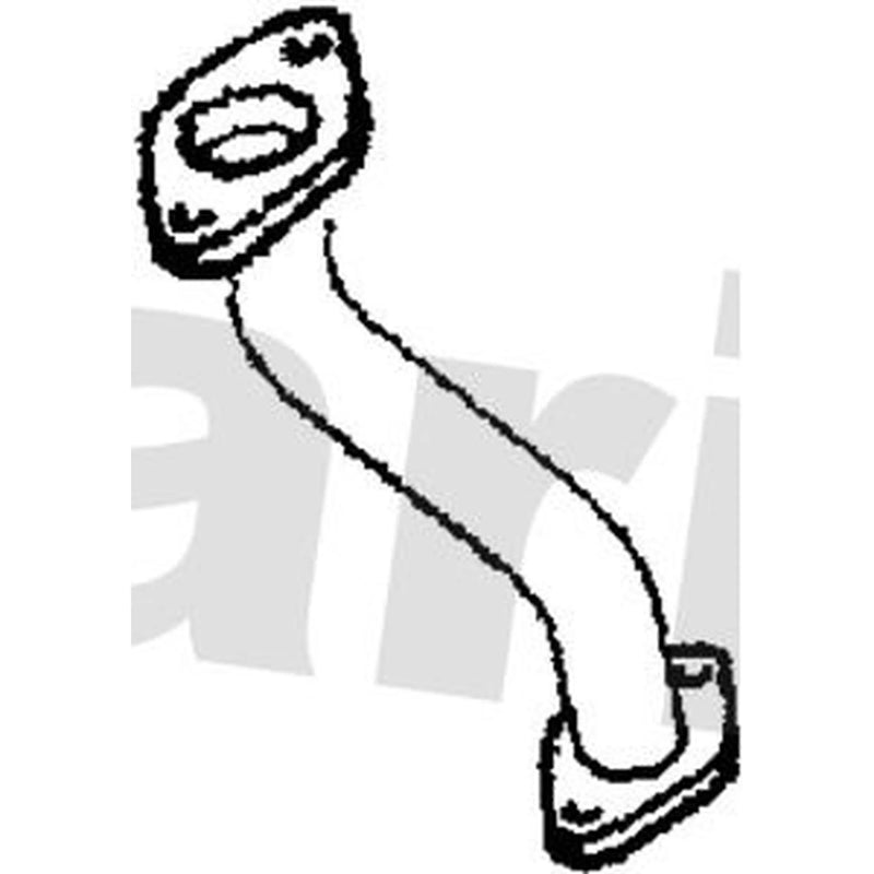 Klarius Exhaust Pipe OD fits Toyota Hilux VI Pickup 2001-2005 2.5