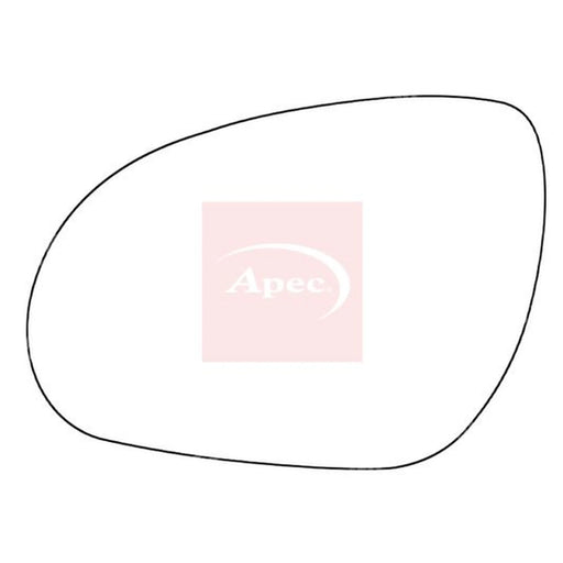 Apec Exterior Wing Mirror Glass Left AMS2135