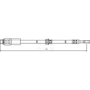 Apec Brake Hydraulic Hose Line Front HOS3510