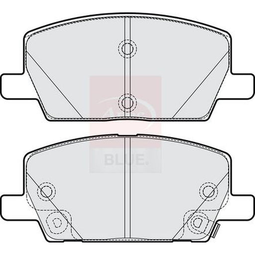 Apec Front Brake Pad Set fits Opel Insignia B Grand Sport 2020 on 1.5