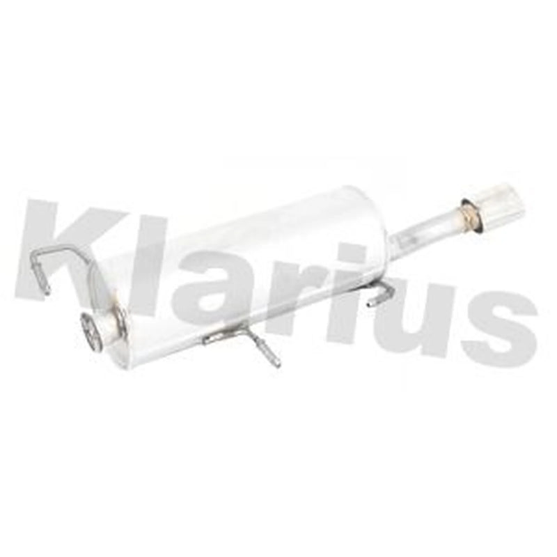 Klarius Box With Tail Pipe Rear fits Peugeot 307 Cc 2003-2009 2.0