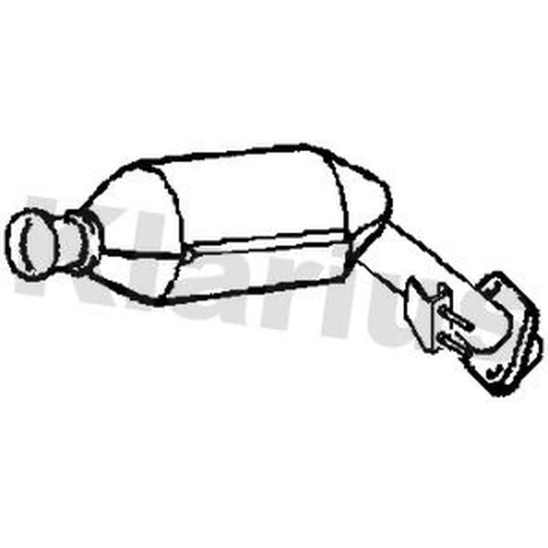 Klarius Catalyst Type Approved With Pipe fits Mercedes-Benz Viano 2003 on
