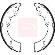 Apec Brake Shoe Set Axle Kit fits Isuzu Rodeo I 2002-2012 2.5 3.0