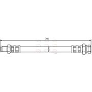 Apec Brake Hydraulic Hose Line inner HOS3361