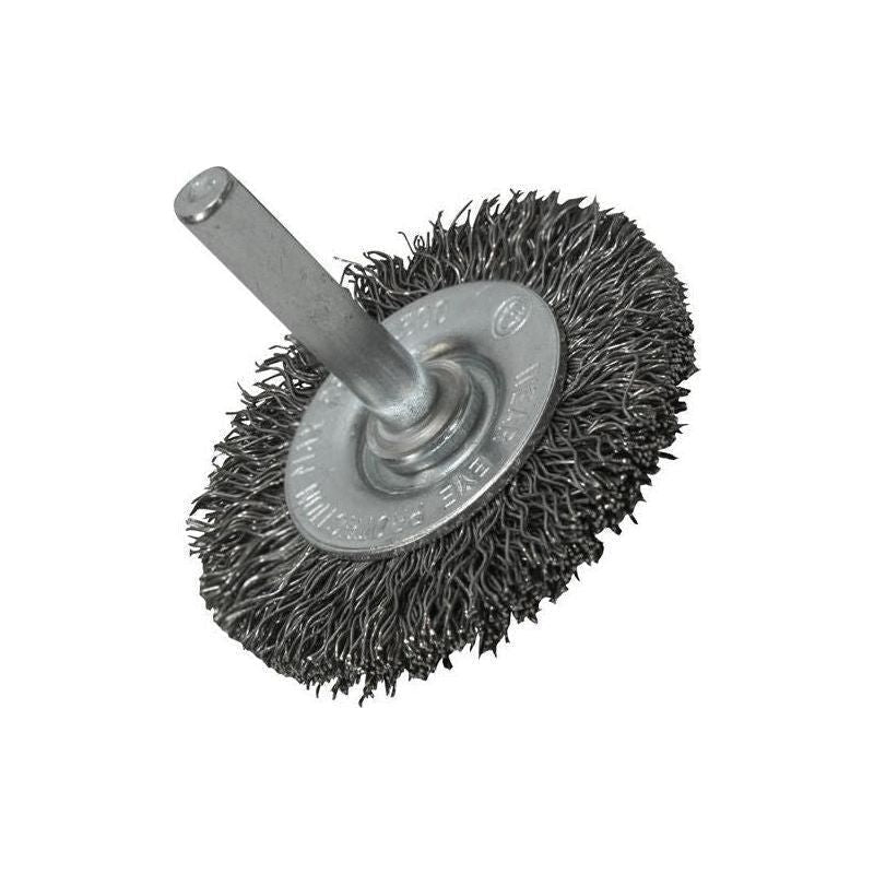Faithfull Wire Brush 50mm x 6mm Shank, 0.30 Wire Faithfull - NN4 Online