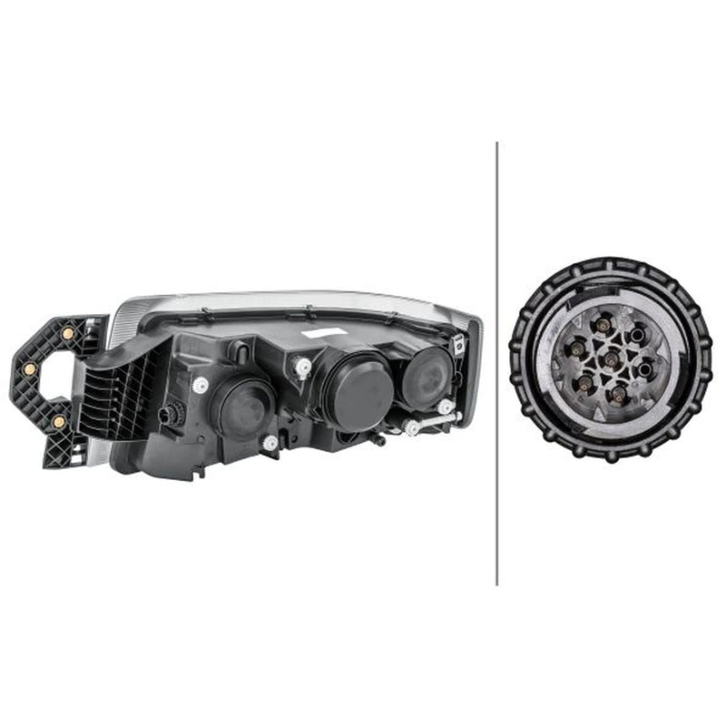 Hella Headlight Headlamp PY21W Right fits Renault Trucks Premium 1996 on