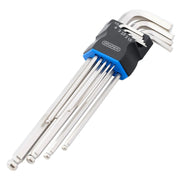 Draper Metric Extra Long Arm Ball End Hex Key Set (9 Piece) - XLBEHK9 - image 1