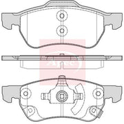 Apec Front Brake Pad Set fits MG MG 5 2012 on 1.5